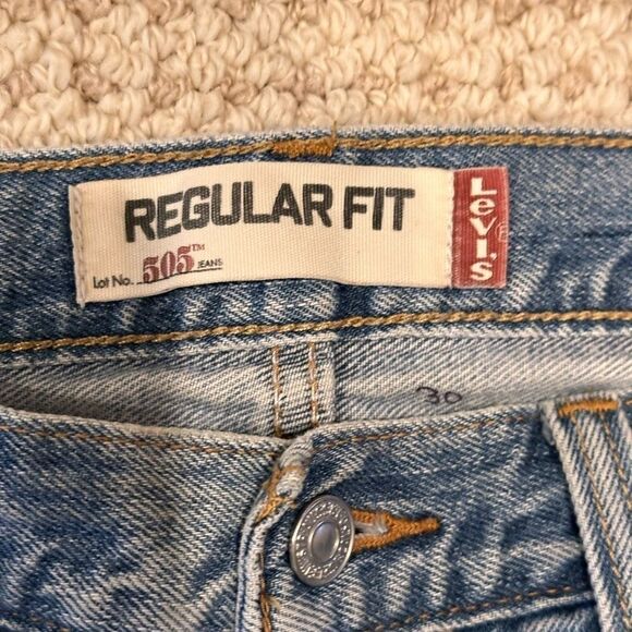 Vintage Levi's 505‎ Jeans – 32x36 Long Inseam - Picture 3 of 7